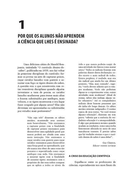 Imagem de Livro - A Aprendizagem e o Ensino de Ciências