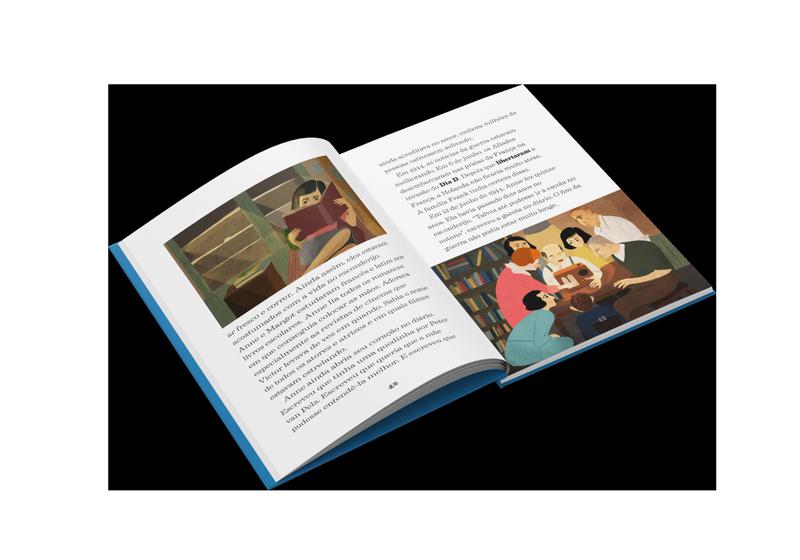 Livro - A História de Anne Frank Imagem de Livro - A História de Anne Frank