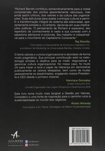 Livro - A organização dirigida por valores Imagem de Livro - A organização dirigida por valores