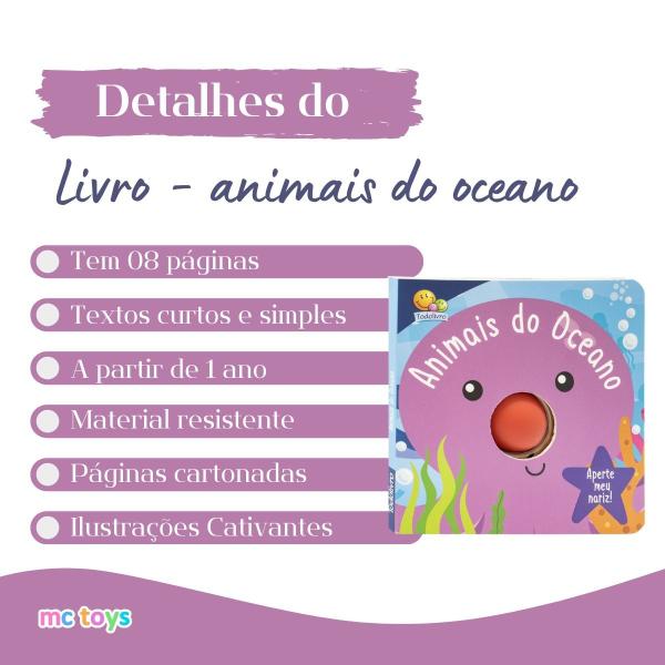 Imagem de Livro Aperte meu Nariz! Um Livro-squeaky: Animais do Oceano - Todolivro