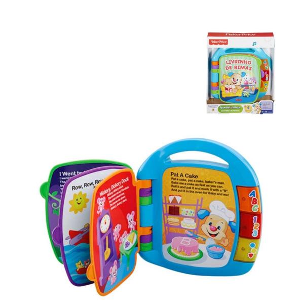 Imagem de Livro Aprender e Brincar de Rimas c/ Som CDH62 Fisher-Price