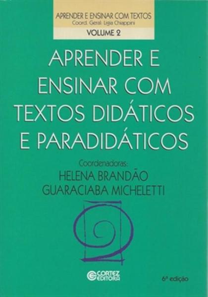 Imagem de Livro - Aprender e ensinar com textos didáticos e paradidáticos