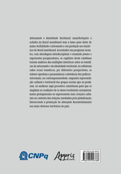 Imagem de Livro - Artesanato e Identidade Territorial