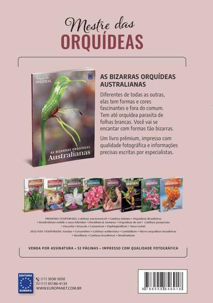 Imagem de Livro - As Bizarras Orquídeas Australianas - Mestre das Orquídeas - Volume 21