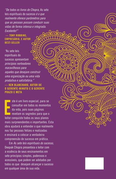 Livro - As sete leis espirituais do sucesso Imagem de Livro - As sete leis espirituais do sucesso