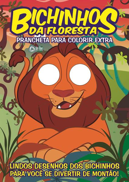 Livro - Bichinhos da Floresta Prancheta Colorir Extra 01 Imagem de Livro - Bichinhos da Floresta Prancheta Colorir Extra 01