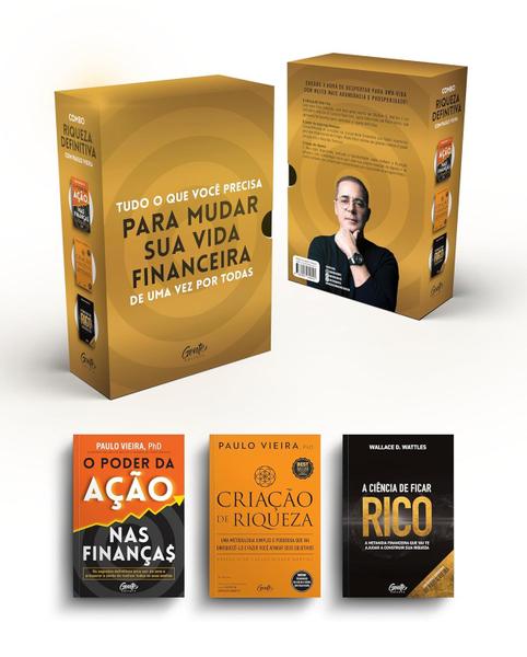 Imagem de Livro - Box da Riqueza - Autor: Paulo Vieira: Tudo O Que Você Precisa Para Mudar Sua Vida Financeira - Capa Mole