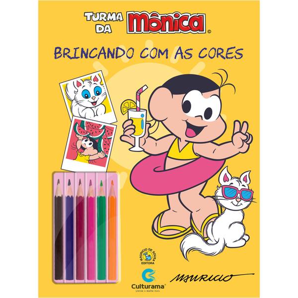 Imagem de Livro - BRINCANDO COM AS CORES - MAGALI FÉRIAS COM LÁPIS