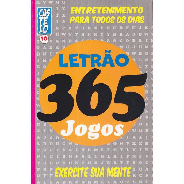 Imagem de Livro Caça Palavras Letrão 365 Jogos Série 3 Kit C/4 Volumes