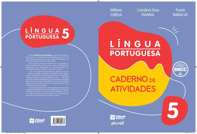 Imagem de Livro - Caderno de Atividades Língua Portuguesa – 5º ano