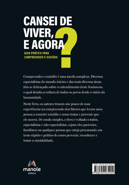 Imagem de Livro - Cansei de viver, e agora?