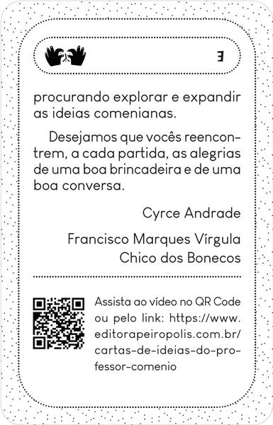 Imagem de Livro - Cartas de ideias do professor Comênio