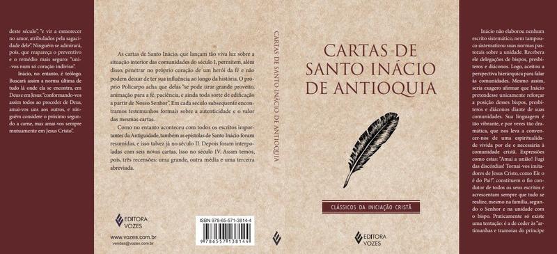 Imagem de Livro - Cartas de Santo Inácio de Antioquia