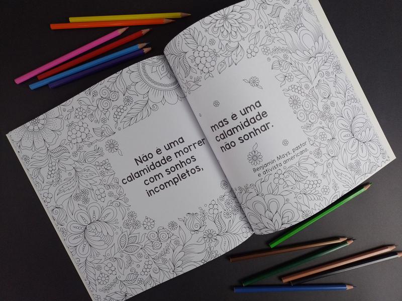 Imagem de Livro - Coleção Jardim dos Sonhos | Felicidade Plena + Gratidão - Livro de Colorir Adulto