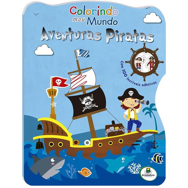 Imagem de Livro - Colorindo meu mundo: Aventuras Piratas