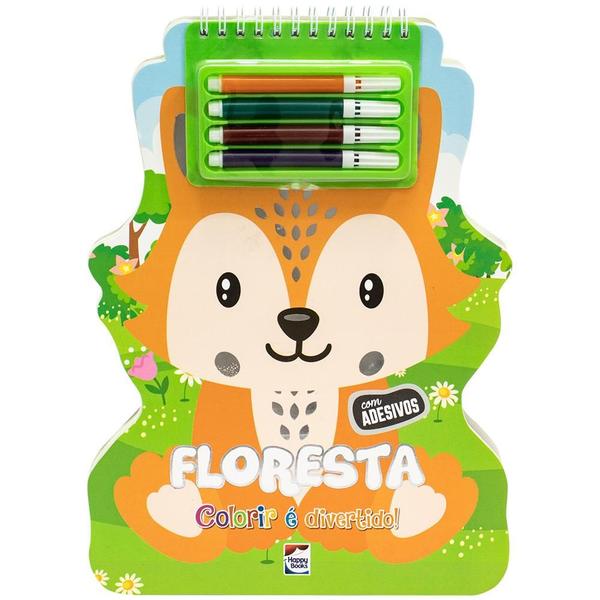 Imagem de Livro - Colorir é Divertido! Floresta