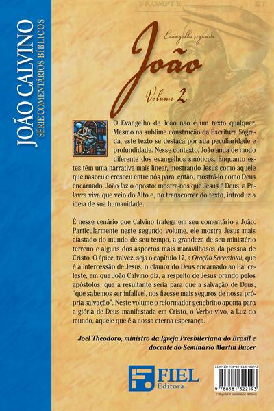 Imagem de Livro - Comentário do Evangelho segundo João - Vol 2 - João Calvino