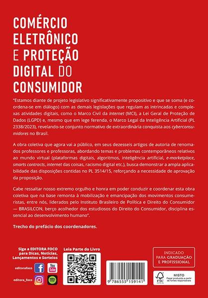 Imagem de Livro - Comércio Eletrônico e Proteção Digital do Consumidor - 1ª Ed - 2024