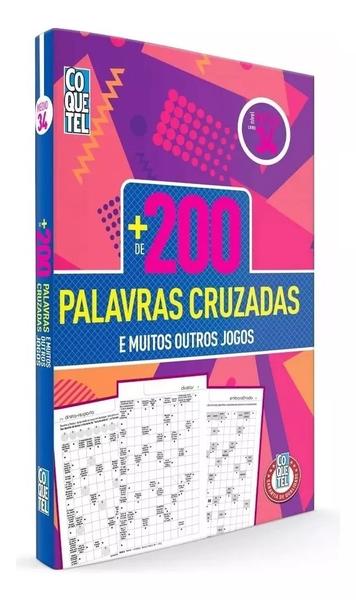 Imagem de Livro Coquetel 200 Palavras Cruzadas Médio Ed.34 - 320 Págs