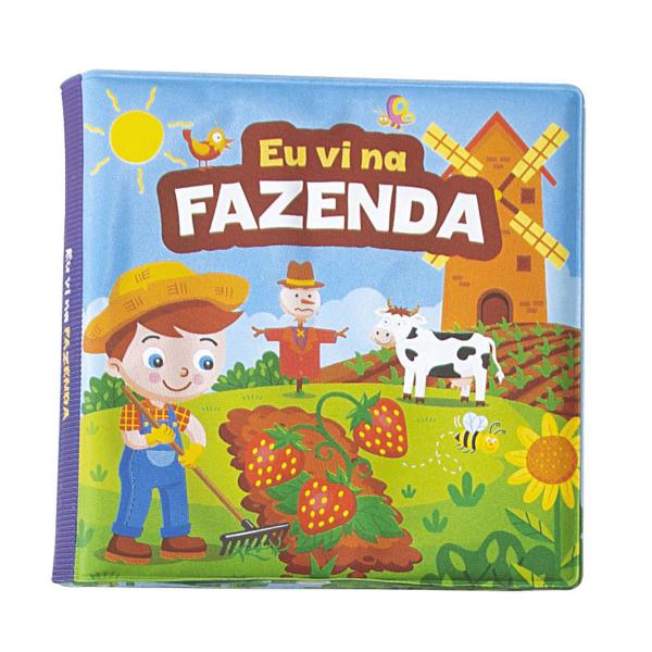 Imagem de Livro de Banho Divertido Bebê Historinha Infantil Fazendinha