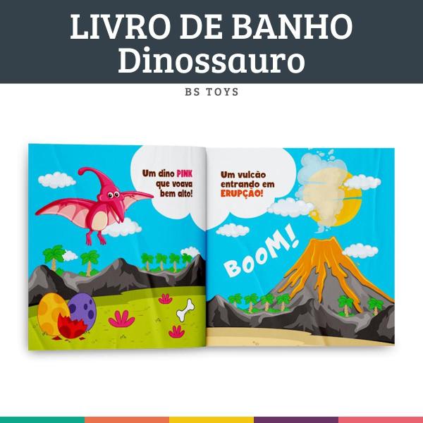 Imagem de Livro de Banho Divertido Eu Vi Um Dino Infantil BS Toys