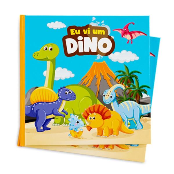 Imagem de Livro de Banho Infantil Leitura Eu Vi Um Dino BS Toys