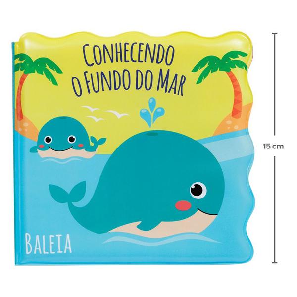 Livro de Banho para Bebês Conhecendo o Fundo do Mar Buba Imagem de Livro de Banho para Bebês Conhecendo o Fundo do Mar Buba