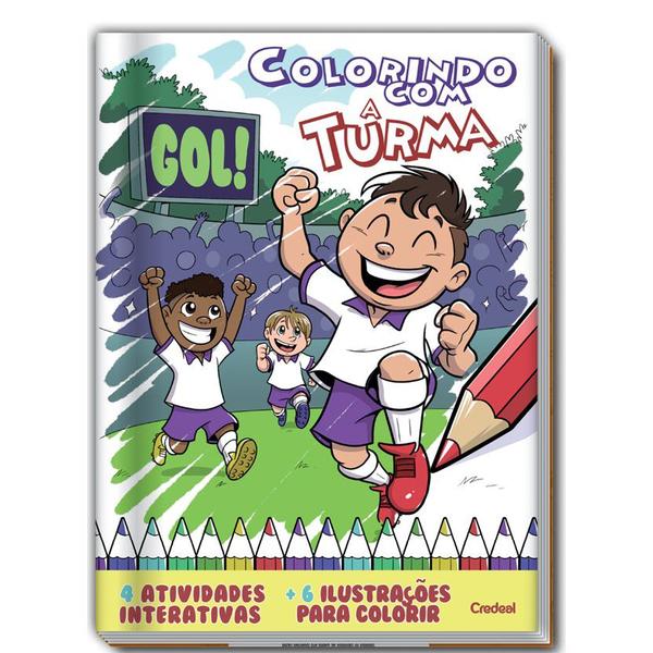 Imagem de Livro de Colorir Credeal Turma da Lala Masc 4fl