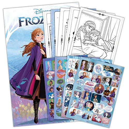 Imagem de Livro de Colorir Disney Frozen 2 Gigante 192 Páginas Coloração e Livro de Atividades com Mais de 100 Adesivos e um Pôster 45820 Bendon