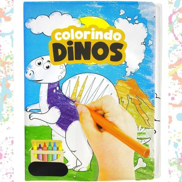 Livro de Colorir Lavável - Giz de Cera Infantil - Europio Imagem de Livro de Colorir Lavável - Giz de Cera Infantil