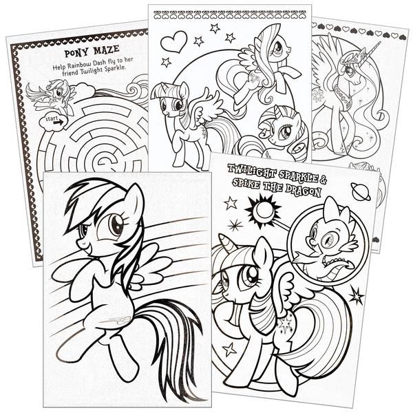 Imagem de Livro de colorir My Little Pony com conjunto Take-N-Play 96 páginas