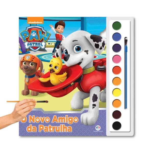 Imagem de Livro de Colorir Patrulha Canina + Pincel - Ciranda Cultural