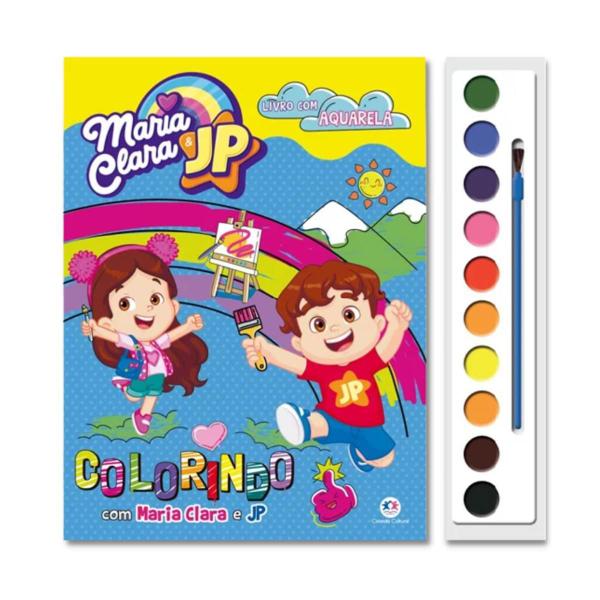 Imagem de Livro de Colorir + Pincel  +4 anos  16 páginas  Karina Freitas