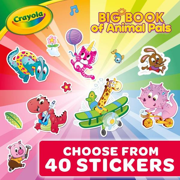 Imagem de Livro de Desenho Crayola Big Book of Animal Pals - 288 Páginas para Crianças