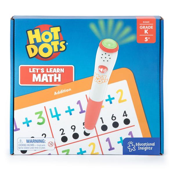 Imagem de Livro de exercícios Educational Insights Hot Dots Let's Learn Math