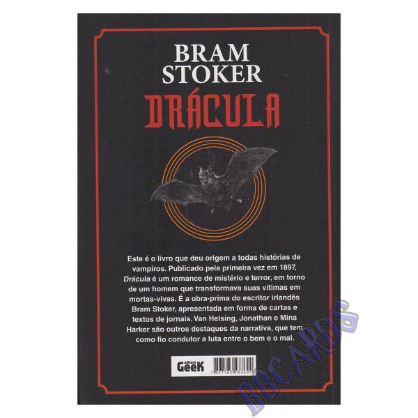 Imagem de Livro De Ficção Drácula Bram Stoker Literatura Romance