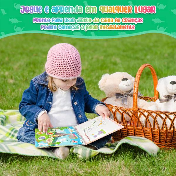 Livro de Montessori Sensorial Atividades de Aprendizado em Inglês Para Crianças Caderno Cards 16 temas - Brastoy Imagem de Livro de Montessori Sensorial Atividades de Aprendizado em Inglês Para Crianças Caderno Cards 16 temas