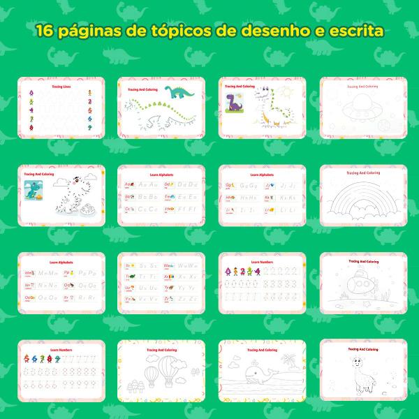 Livro de Montessori Sensorial Atividades de Aprendizado em Inglês Para Crianças Caderno Cards 16 temas - Brastoy Imagem de Livro de Montessori Sensorial Atividades de Aprendizado em Inglês Para Crianças Caderno Cards 16 temas