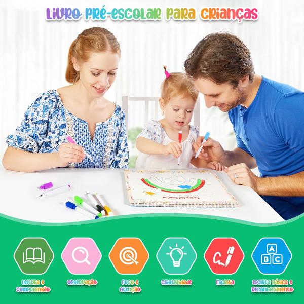 Livro de Montessori Sensorial Atividades de Aprendizado em Inglês Para Crianças Caderno Cards 16 temas - Brastoy Imagem de Livro de Montessori Sensorial Atividades de Aprendizado em Inglês Para Crianças Caderno Cards 16 temas