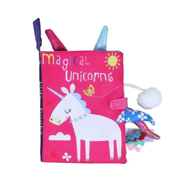 Livro de Pano para Bebês (0-36 Meses) - Chocalho de Papel com Som Imagem de Livro de Pano para Bebês (0-36 Meses) - Chocalho de Papel com Som