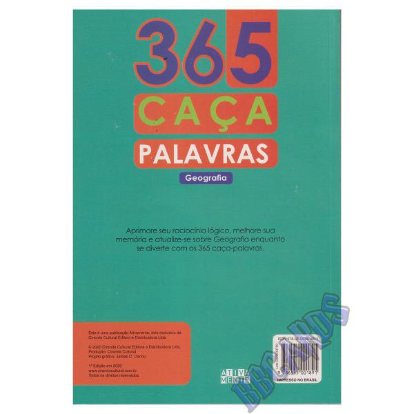 Imagem de Livro de Passatempos Caça Palavras Letra Grande Educativo