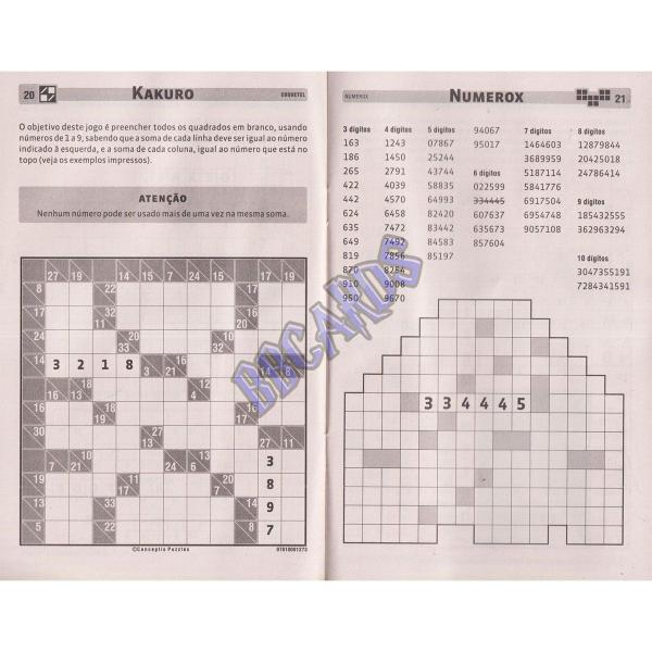 Imagem de Livro de Passatempos Coquetel Coletânea Numerox 48 Páginas