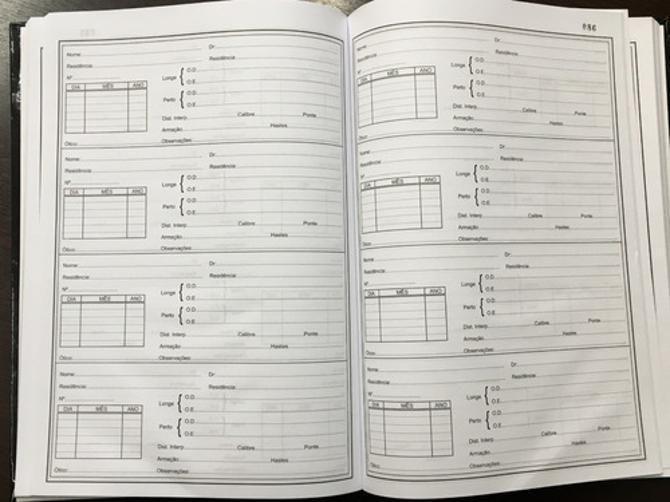 Imagem de Livro De Registro Para Óticas Receita 200 Folhas