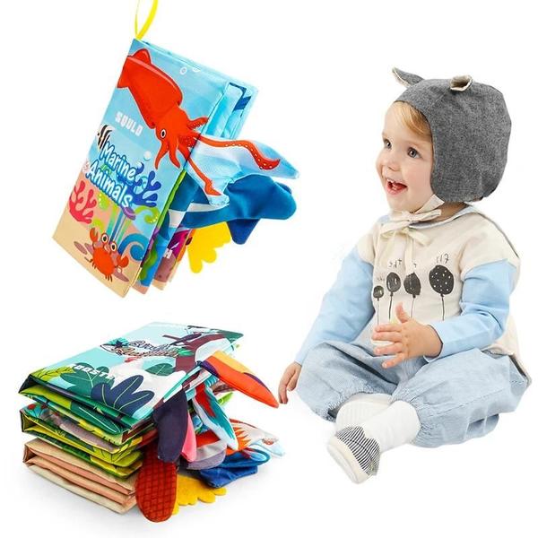 Livro de Toque e Sensação Montessori para Bebês (0-6 Meses) Imagem de Livro de Toque e Sensação Montessori para Bebês (0-6 Meses)