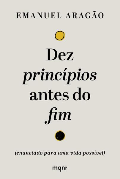 Livro - Dez princípios antes do fim Imagem de Livro - Dez princípios antes do fim