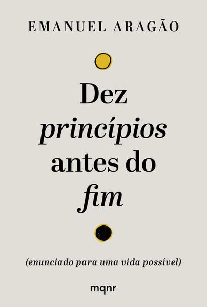 Imagem de Livro - Dez princípios antes do fim