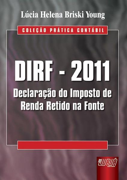 Imagem de Livro - DIRF - 2011