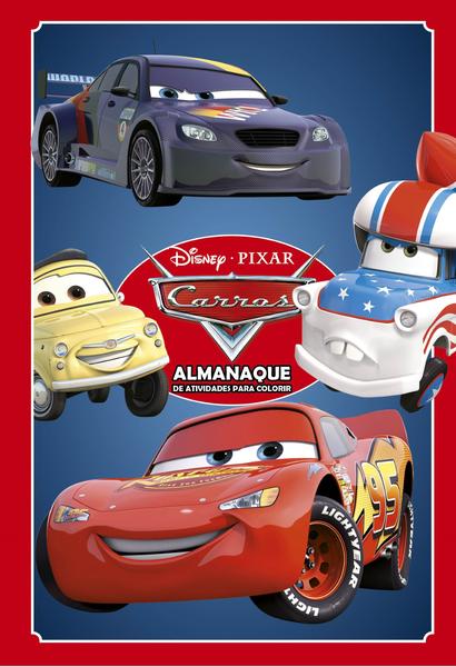 Imagem de Livro - Disney Carros Almanaque de Atividades para Colorir