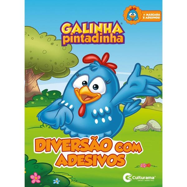 Imagem de Livro Diversão Com Adesivo - Galinha Pintadinha - 1 unidade