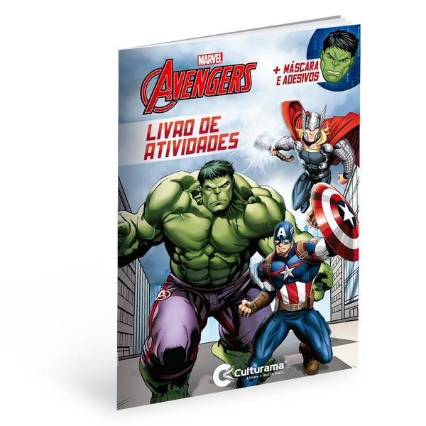 Imagem de Livro - DIVERSÃO COM ADESIVOS VINGADORES